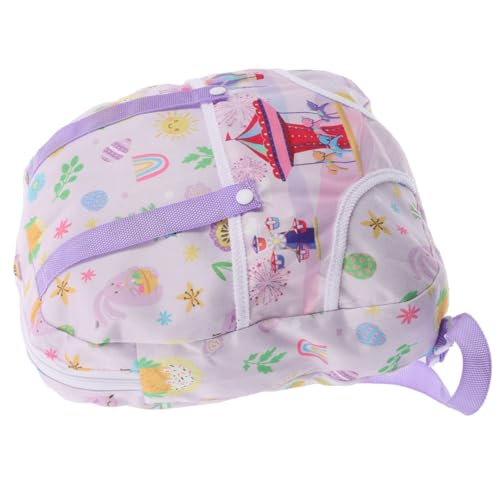 UPKOCH Puppenrucksack Puppentasche Babytrage Für Puppen Puppensachen Puppenorganisator Aufbewahrungsorganisator Für Puppen Mini-Rucksack Für Puppen Tragehilfe Für Babypuppen Stoff von UPKOCH