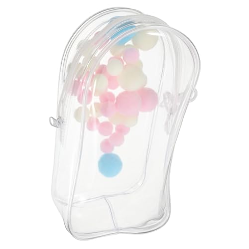 UPKOCH Puppentasche Puppenbeutel Figuren Display Tasche Sammler Aufbewahrungstasche Spielzeugfiguren Aufbewahrungstasche Mini-Spielzeugdisplay Tragbare Figurentasche PVC Transparent von UPKOCH