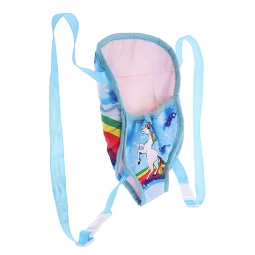 UPKOCH Puppenträger Zubehör Badewanne Hase Schwamm Fahrrad Rucksackgurtpuppen Einkaufstasche Puppen Miniatur Puppentrage Rucksack Babypuppen-Reisetrage Babydoll-Zubehör Stoff von UPKOCH