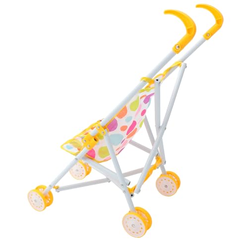 UPKOCH Puppenwagen Toys mädchen Wagen doll Stroller Girl Toys Mini Kuscheltier spielzeuge -Kinderwagen für Puppen Kinderwagen Eisen von UPKOCH