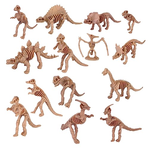 UPKOCH Realistische Dinosaurier Set Lebensnahe Dinosaurier Skelett Modelle Lernspielzeug Für Dinosaurier Figuren Für Kreative Spielstunden von UPKOCH