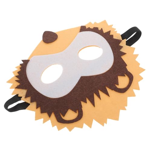 UPKOCH Requisiten Für Kindergartenaufführungen Kostüm Maskerade- Für Paare Hautpflege Masken Cosplay Halloween Wolf Kopfmaske Brown Vlies von UPKOCH