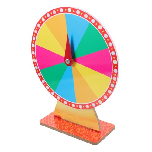 UPKOCH Roulette-Spiel Partyspiel Rad Spiel-gewinnrad Preisrad Für Party Plattenspieler Rad Spielrad Karneval Rad Party-preisrad Rotierendes Preisrad Rad Löschen Kt-Board von UPKOCH