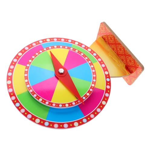 UPKOCH Roulette-Spiel Tombola-Rad rotierendes Gewinnrad Tisch-Preisrad Karneval dreht Rad Rad interaktives Spielzeug glücksspiel Plattenspieler für Brettspiele Spielrad PVC von UPKOCH