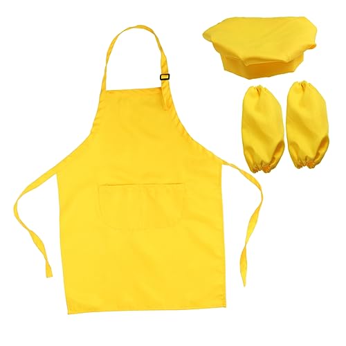 UPKOCH Satz Handschelle Zum Kochen Für Kinder Kinderschürze Kinder Kochen Ärmel Kinderkoch-spielset von UPKOCH