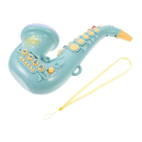 UPKOCH Saxophon kann Kinderspielzeug Saxophonspielzeug für kinderinstrumente musikinstrumente pädagogisches Musikinstrument- Plastik Green von UPKOCH