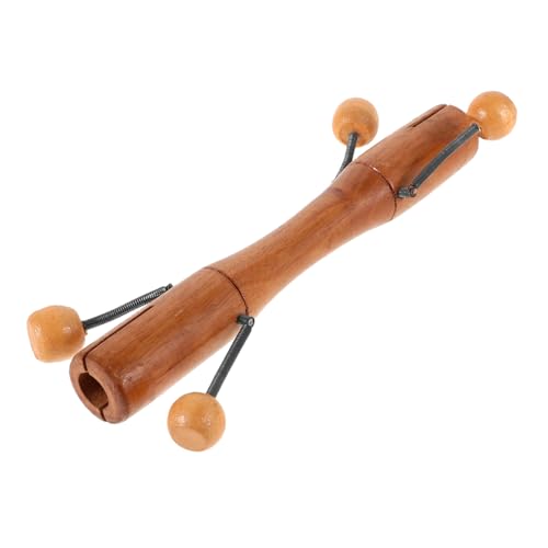 UPKOCH Schlaginstrument aus Holz Kinderschlaginstrument Holz Schlaginstrument Musikalisches Kinderspielzeug Percussion- kreatives Musikspielzeug Metall Khaki von UPKOCH