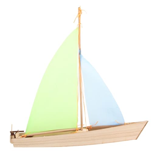 UPKOCH Segelmodell Modellschiffe für Kinder Modell segelboot Handarbeit bastelzeug für Kinder Spielzeug für Kinder Puzzlematte Spielzeug Modellboot Spielzeug segelboot DIY Form Stoff von UPKOCH