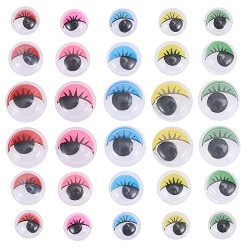 UPKOCH Selbstklebende Bewegliche Puppenaugen aus Langlebigem Kunststoff Bunte Augenaufkleber mit Rückseitigem Kleber für Einfache Dekoration von Puppen und Bastelprojekten UPKOCH Selbstklebende Bewegliche Puppenaugen aus Langlebigem Kunststoff Bunte Augenaufkleber mit Rückseitigem Kleber für Einfache Dekoration von Puppen und Bastelprojekten von UPKOCH