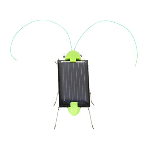 UPKOCH Sonnenheuschrecke für kinderspielzeug kindergardinen Children Toys Solarspielzeug solarbetriebenes Solarenergiespielzeug Modell PVC Green von UPKOCH