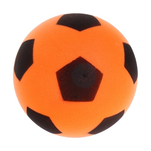 UPKOCH Stiller Fußball Indoor-fußballspiel Für Weicher Fußball Für Zu Hause Indoor-fußballspielzeug Hausfußball Jonglierball Für Fußball Kinderfußball Für Drinnen Pu-Schaum Yellow von UPKOCH