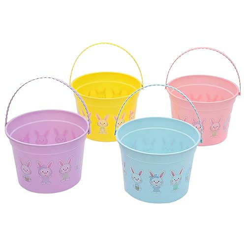 UPKOCH Strandeimer Outdoor Eimer Mini Eiskübel Mit Strandsandeimer Wassereimer Sandeimer Angeleimer Rosa Kunststoff von UPKOCH