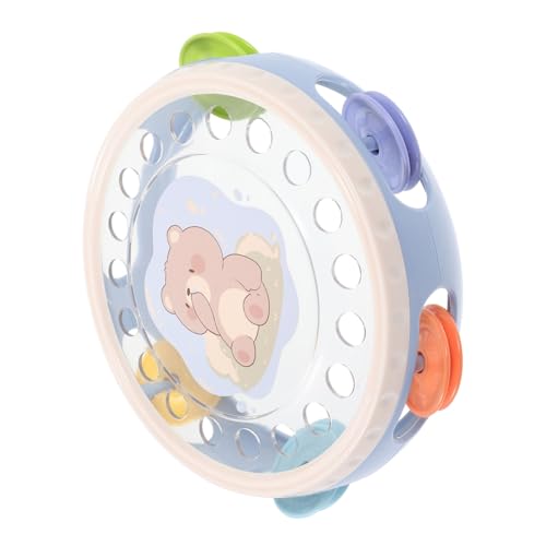 UPKOCH Tamburin Handheld aus Stabilem Pädagogisches Percussion Instrument für Frühe Musikalische Entwicklung Runde Schellen Leichte Tragbare Handtrommel für Junge Mädchen und Kleinkinder UPKOCH Tamburin Handheld aus Stabilem Pädagogisches Percussion Instrument für Frühe Musikalische Entwicklung Runde Schellen Leichte Tragbare Handtrommel für Junge Mädchen und Kleinkinder von UPKOCH