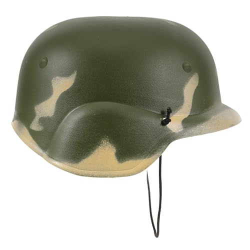 UPKOCH Tarnhelm Armeehelm für Kinder Kostümhelm Armee-Tarnhut Soldatenhelm Militärisches Spielzeug Spielzeughelm Armeeausrüstung für Kinder Halloween-Hut für Kinder Plastik Camouflage von UPKOCH