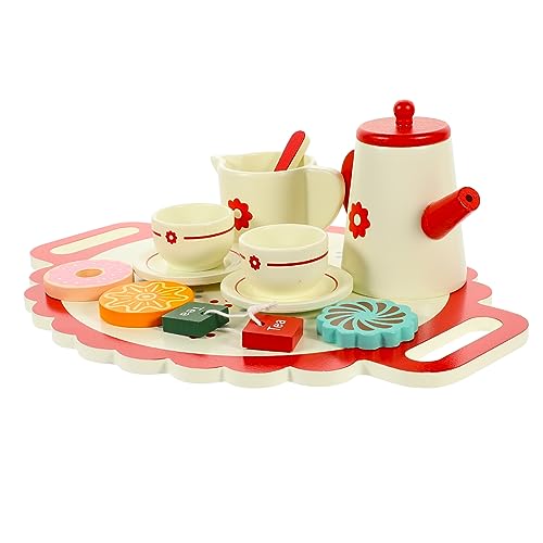 UPKOCH Tee Set Für 1 Set Mit Tassen Und Zubehör Für Rollenspiel Ideales Für Teepartys Und Kreatives Montessori Inspiriertes Für ädchen Und Jungen von UPKOCH