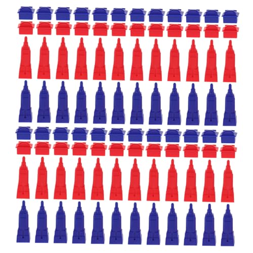 UPKOCH Teiliges Ersatzspielset für Brettspiele mit Kunststoffhäusern Hotels in Blau und Rot Kompatibel als Ersatzteile für Mehrspieler brettspiele Detailreich Gefertigt für Erweiterten UPKOCH Teiliges Ersatzspielset für Brettspiele mit Kunststoffhäusern Hotels in Blau und Rot Kompatibel als Ersatzteile für Mehrspieler brettspiele Detailreich Gefertigt für Erweiterten von UPKOCH