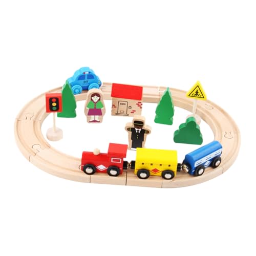 UPKOCH Teiliges Puzzleset aus Langlebigem Buchenholz Wandelbare Holzeisenbahn mit Schienen Pädagogisches Holzspielzeug Kreativität und Motorischen Fähigkeiten für Kleinkinder UPKOCH Teiliges Puzzleset aus Langlebigem Buchenholz Wandelbare Holzeisenbahn mit Schienen Pädagogisches Holzspielzeug Kreativität und Motorischen Fähigkeiten für Kleinkinder von UPKOCH