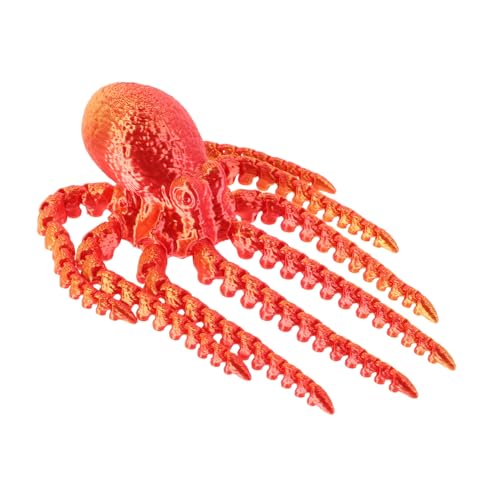 UPKOCH Tier Oktopus Figuren 3D Druck Lebensechte Meerestiere Sammelfigur Für Büro Zuhause Party Dekoration Figur Heimdekoration von UPKOCH