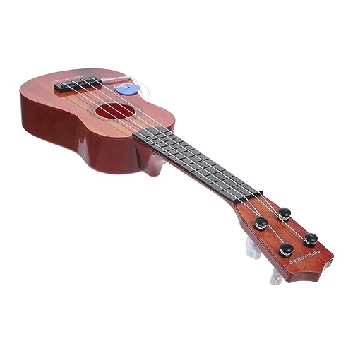 UPKOCH Ukulele Für 40cm Barock Perlmutt Kaffee Musikinstrument Für Anfänger Ideal Für Musikalische Früherziehung Und Kreatives Ukulele Toy von UPKOCH