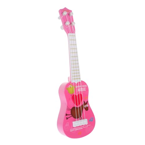 UPKOCH Ukulele Musikinstrument Für Kleinkinder Pädagogisches Zur Musikalischen Pink Ideal Für Anfänger Und Kleine Musiker von UPKOCH