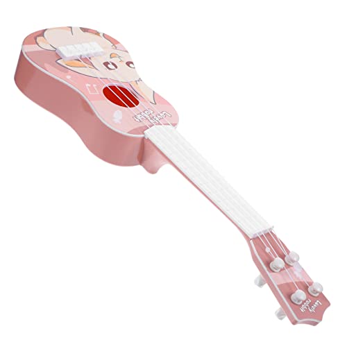 UPKOCH Ukulele Spielzeuggitarre Mini Gitarrenspielzeug Lerngitarre Musikalische Jungengitarre Für Anfänger Kindergitarren Für Kinderinstrumente Gitarre Für Kindergitarre Aus von UPKOCH