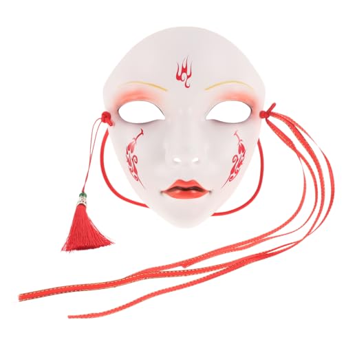 UPKOCH Volle Gesicht Maskerade Maske Für Frauen Traditionelle Chinesische Maske Party Gesichtsmaske Halloween Maske Prop Hanfu Cosplay Maske Kunststoff Schönheit Maske von UPKOCH