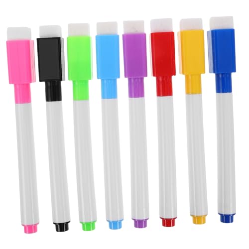 UPKOCH Whiteboard Stift Tafelkreide Radiergummis Whiteboards Magnetischer Kreidestift Für Den Kühlschrank Trocken Abwischbare Marker Mini Nasslöschmarker Mit Magnetkappe von UPKOCH