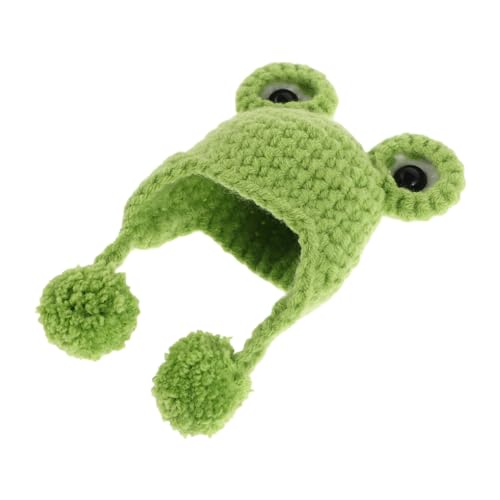 UPKOCH Süße Mini-strickmützen Für Puppen. Handgemachtes Garn-zubehör Für Miniatur-Spielzeug-Sets. von UPKOCH