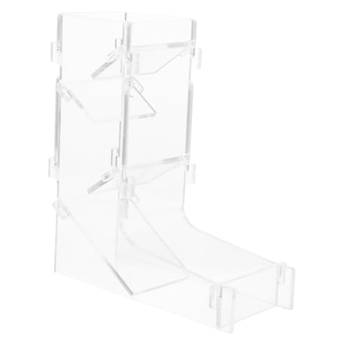 UPKOCH Würfelturm Runder Schutz Punktaufkleber für Breiten- und Längengrade Reisewürfel Gaming zubehör Spielzubehör Zubehör für Brettspiele Würfel-Rollturm-Set Acryl Transparent von UPKOCH