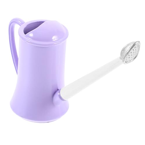 UPKOCH gartenwerkzeuge bescherung Weihnachten Garden Decor Toys gartendeko Blumenwassertöpfe gießen Dosen gießkanne Prop Wasserkocher Mini-Blumengießkessel Legierung Violet von UPKOCH