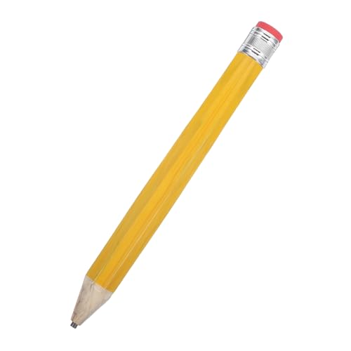 UPKOCH großer Holzbleistift Bulk Buntstifte Federmäppchen für die Schule schicke Bleistifte Drawing Pencils Schreibwaren Cartoon-Bleistifte große Schreibstifte PVC-Folie Yellow von UPKOCH