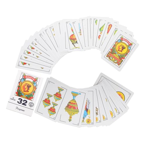 UPKOCH mexikanische Spielkarten Familien kartenspiele Spielkarten Set Robuste Spielkarten Langlebige Spielkarten Brettspiele auf Spanisch Spanische Spiele für Kinder Spanien Spiele Papier von UPKOCH