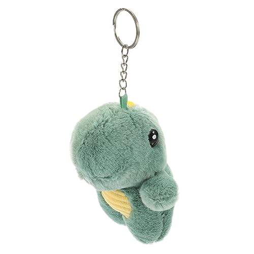 UPKOCH üßer Dinosaurier Schlüsselanhänger üsch Tierchen Rucksackanhänger Kawaii Dino Schlüsselbund Anhänger Für Taschen Und Handtaschen 12CM Dunkelgrün von UPKOCH