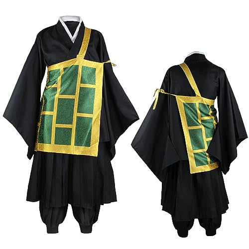 UPUPCOS Geto Suguru Kostüm Anime Cosplay Kimono Sets Schwarz Robe Full Set Halloween Weihnachten von UPUPCOS