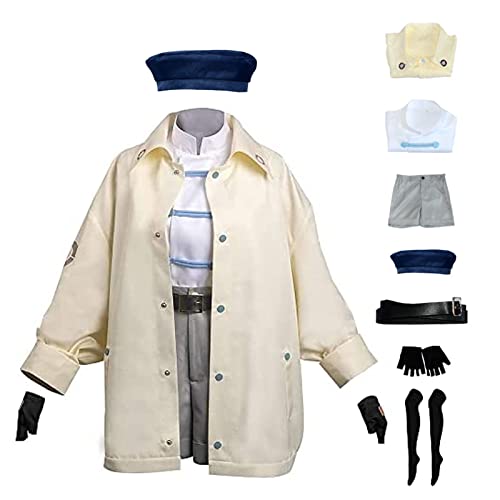 UPUPCOS Trigun Cosplay Meryl Cosplay Kostüm Meryl Mantel Jacke Umhang Hose Anzüge Halloween Party von UPUPCOS