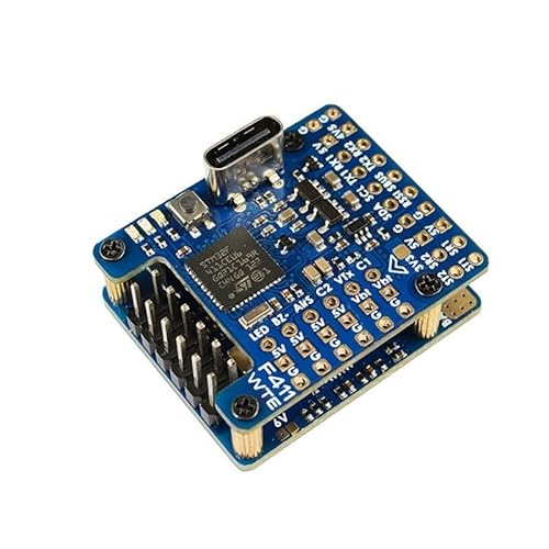 UQXJK Matek F411-WTE Flight Controller 2-6S OSD INAV kompatibles Barometer für Renndrohne und FLYWING Flugzeug von UQXJK