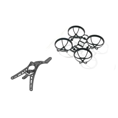 UQXJK Meteor65 Air Bürstenlosen Drone Quadcopter Kompatibel Mit BWhoop 65MM Rahmen Für Meteor65 1S Bürstenlosen(Black Canopy Frame) von UQXJK