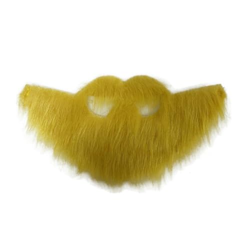 Künstlicher Bart falsche Bärte Schnurrbärte lustige Schnurrbärte Weihnachtsmann Bart Halloween lustiges Accessoire falsches Kostüm Schnurrhaar für Halloween Party Weihnachtsmann Cosplay von URFDCAD