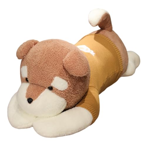 URFDCAD Corgi Plüschtier Kuscheltier, Tier Plüsch Gefüllte Corgi Puppenkissen Cartoon Shiba Plüsch Hundekissen Dekokissen Home Dekor Weiches Stofftier Kissen Spielzeug Geschenk Für Kinder Erwachsene von URFDCAD