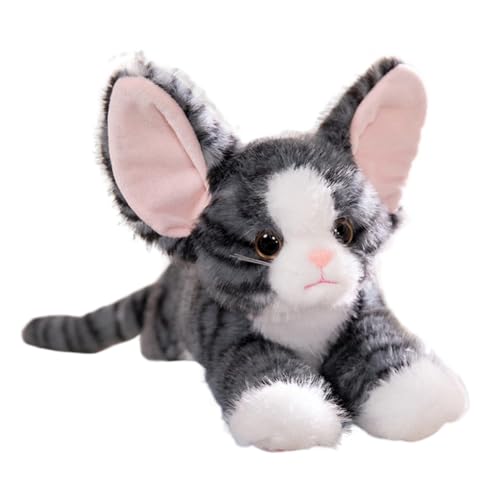 URFDCAD Katze Plüschtier, Niedliche Katze Kuscheltier Plushie Puppen Süße Katze Plüschtier Schlafkissen Katze Stofftiere Plushies Weiche Gefüllte Spielzeug Plüsch Wurfkissen Plüsch Kissen für Kinder von URFDCAD