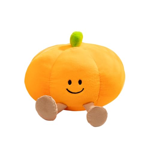 URFDCAD Kürbis Plüschtier Halloween Kuscheltier Gefülltes Kürbisplüsch Stofftier Kürbiskissen Kürbispuppe Stofftier Kissen Dekokissen für Kinder Geschenke Halloween Thanksgiving Party Home Decor von URFDCAD