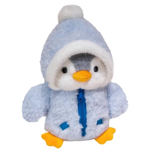 URFDCAD Niedlicher Pinguin Kuscheltier Simulation Pinguin Plüschtier Realistisches Weiches Pinguinspielzeug Plüsch Pinguinfigur Stofftier Kissen Plüschpuppen Polar Tierfiguren Geschenk für Kinder von URFDCAD