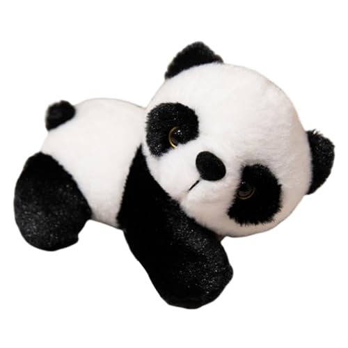 URFDCAD Panda Shoulder Plüschpuppe Plüsch Panda Kuscheltier, Niedliches Plüsch Panda Spielzeug Weiche Plüsch Panda Stofftier Gefüllte Tierpuppe Cartoon Tiere Plüschtier Geburtstagsgeschenk für Kinder von URFDCAD