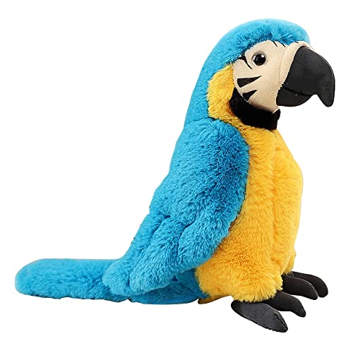 URFDCAD Plush Bird Parrot Children's Soft Cuddly Plush Toy for Children Funny Parrot Plush Toys Plush Bird Cuddly Toys Toy Parrot Plush Doll Gift for Children Girls Boys von URFDCAD