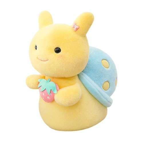 URFDCAD Schnecke Plüschtier Schnecken Stofftiere Kuscheltiere Tierkissen Plüschtier Süße Schnecke Plushie Toy Plüschschnecken Stofftier Puppe Kissen Geschenk für Kinder Mädchen Jungen von URFDCAD