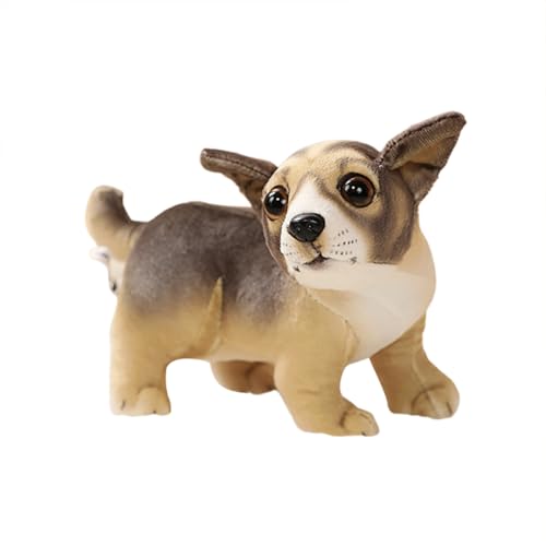 URFDCAD Simulation Dog Plush Toy Plush Puppy Stuffed Soft Puppy Plush Toy Dog Cuddly Toy Plush Pillow Puppy Plush Stuffed Toy Simulation Pet Plush Toy for Children Gift von URFDCAD