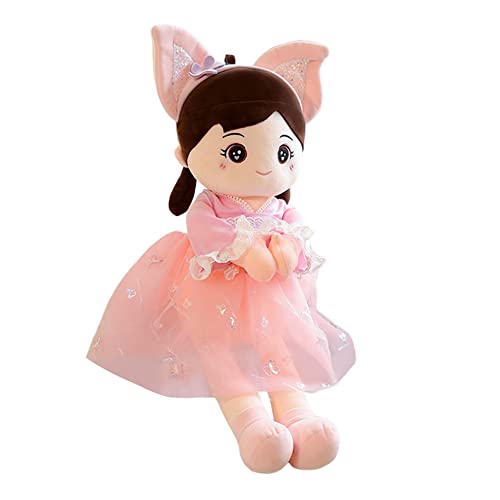 URFDCAD Stoffpuppe Feenpuppe Märchenprinzessin Ragdoll Plüschtier Weiches Stofftier Plüsch Stofftier Dekoration Niedliche Cartoon Mädchen Puppe Plüschtier Kinder Geschenk zum Geburtstag von URFDCAD