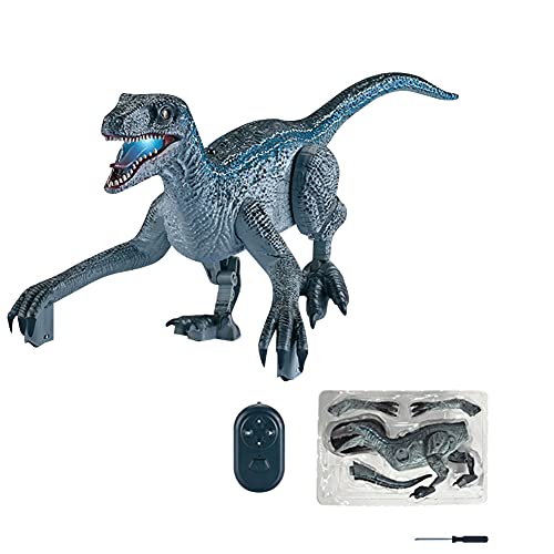 Dinosaurier-Spielzeug mit Fernbedienung, Dinosaurier-Spielzeug, Fernbedienung mit Sound und Lichtern beim Gehen und Brüllen, realistisches T-Rex-Dinosaurier-Spielzeug mit leuchtenden Augen von URFEDA