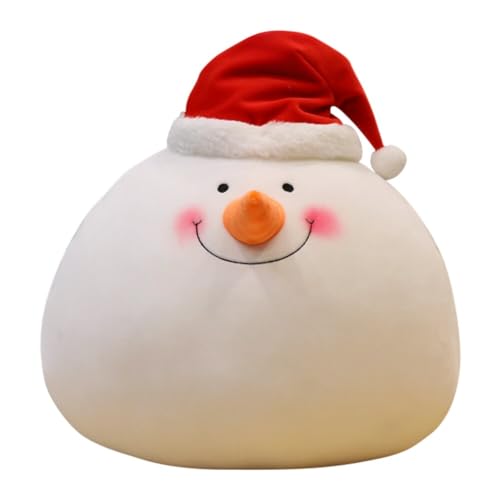 Plüsch Schneemann, Weihnachten Schneemann Plüschtier Schneemann Puppe Weihnachten Plüschtiere Umarmungskissen Plüschfiguren Urlaub Plüschtier Weihnachten Desktop Deko Geschenk für Kinder von URFEDA