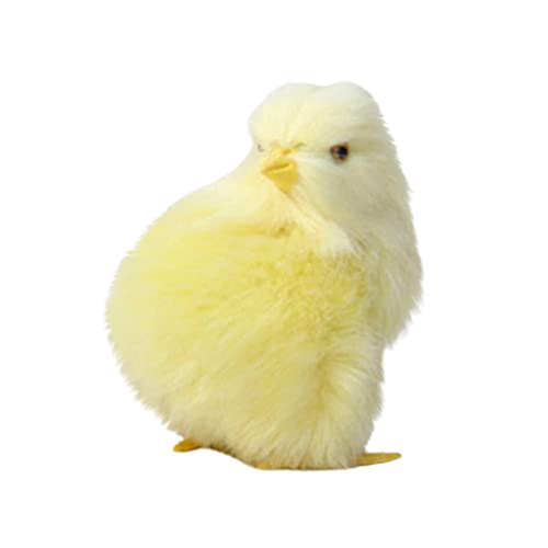 Realistische Küken Toy Plüsch Küken Kuscheltier Plüschtier Stofftier Plüschtier küken Figur lebensechte Pelzige Tier Spielzeug Simulation Küken Fotografie Simulation Huhn Ostern küken Deko Type B von URFEDA